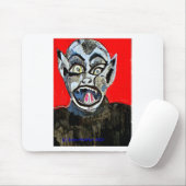 Bat Boy Scream van Katie Pfeiffer Muismat (Met muis)