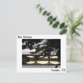 Bat Bridge in Austin, Briefkaart Texas (Staand voorkant)
