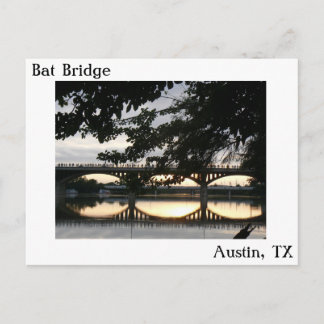 Bat Bridge in Austin, Briefkaart Texas