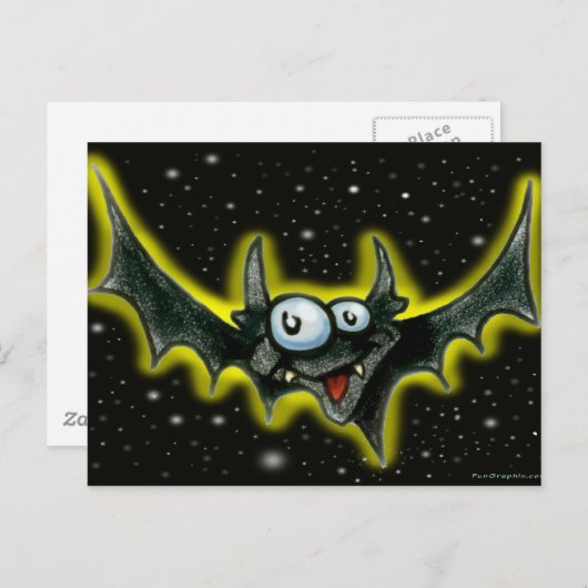 Bat Briefkaart (Voorkant / Achterkant)