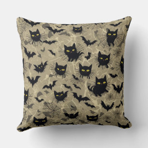 Bat Cat Design Kussen