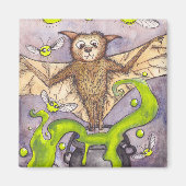 Bat & Cauldron Magnet Magneet (Voorkant)