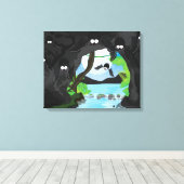 Bat Cave Canvas Afdruk (Insitu (Houten vloer))