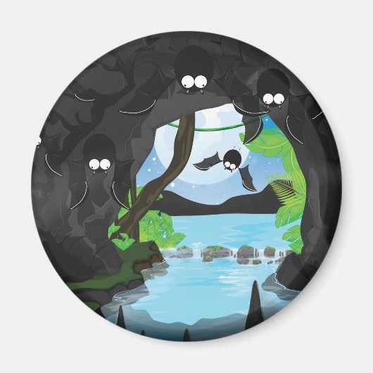 Bat Cave Magneet (Voorkant)