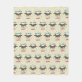 Bat Craving Lollipops Fleece Deken (Voorkant)