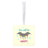 Bat Craving Lollipops Kubus Ornament (Rechts)