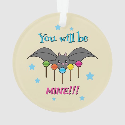 Bat Craving Lollipops Ornament (achterkant)