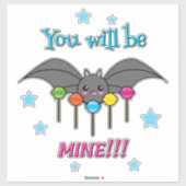 Bat Craving Lollipops Sticker (Vel)