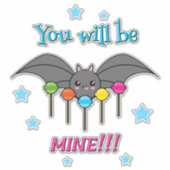 Bat Craving Lollipops Sticker (Voorkant)