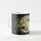Bat & Crow Mug de café blanc (Devant gauche)