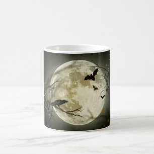 Bat & Crow Mug de café blanc