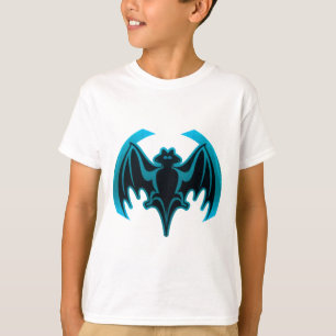 Bat Cyan Het museum Zazzle geschenken T-shirt