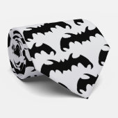 Bat Design Stropdas (Opgerold)