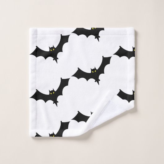Bat d'Halloween (Gant de toilette)