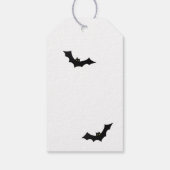 Bat d'Halloween et étiquette cadeau de Pleine lune (Dos)
