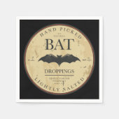 Bat Droppings  Halloween Label Servetten (Voorkant)