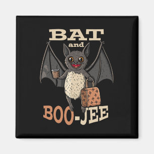 Bat en Boo-jee Boujee Halloween kostuum truc of Magneet
