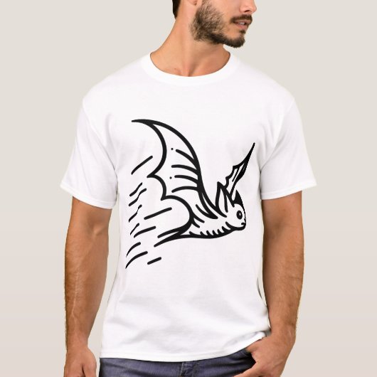 bat fly t-shirt (Voorkant)