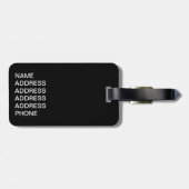 Bat Giraffe Hybrid Bagagelabel (Achterkant horizontaal)