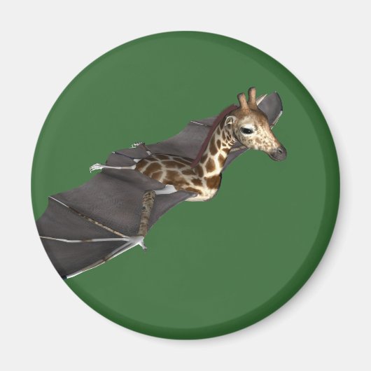 Bat Giraffe Hybrid Magneet (Voorkant)