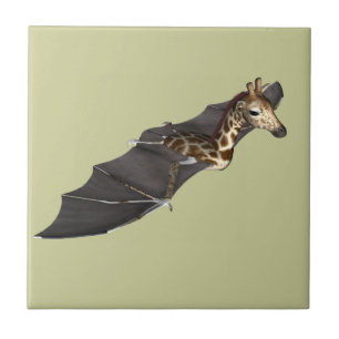 Bat Giraffe Hybrid Tegeltje
