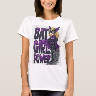 Bat Girl Power - Vet en krachtig T-shirt