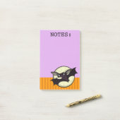 BAT GRAPHIQUE POST-IT PURPLE NOTEPAD (Sur un bureau)