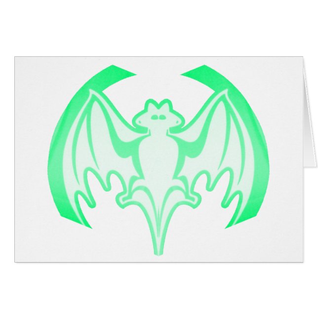 Bat Green Inv Le MUSÉE Zazzle Cadeaux (Devant horizontal)