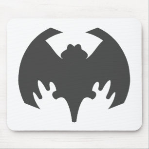 Bat Grey Het museum Zazzle geschenken Muismat