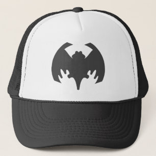 Bat Grey Het museum Zazzle geschenken Trucker Pet
