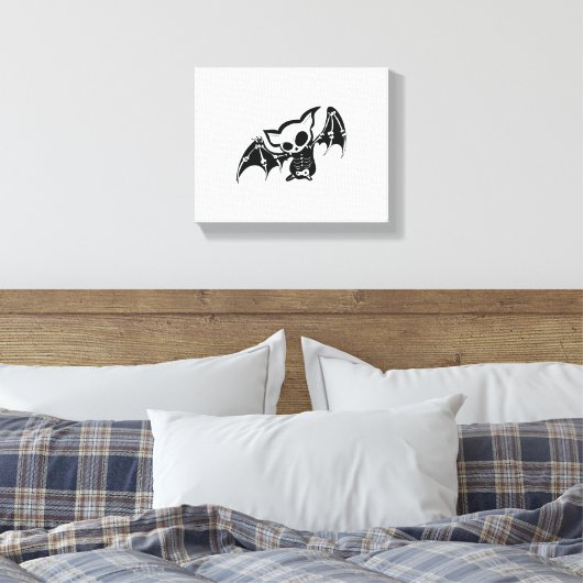 Bat Halloween Canvas Afdruk (Insitu (Slaapkamer))