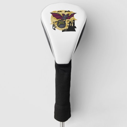 Bat Halloween Golfheadcover (Voorkant)
