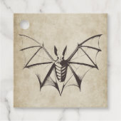 Bat Halloween Party Bedankjes Labels (Voorkant)