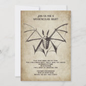 Bat Halloween Party Uitnodiging (Voorkant)