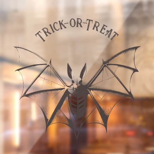 Bat Halloween Party Window Sticker (Vel 2)