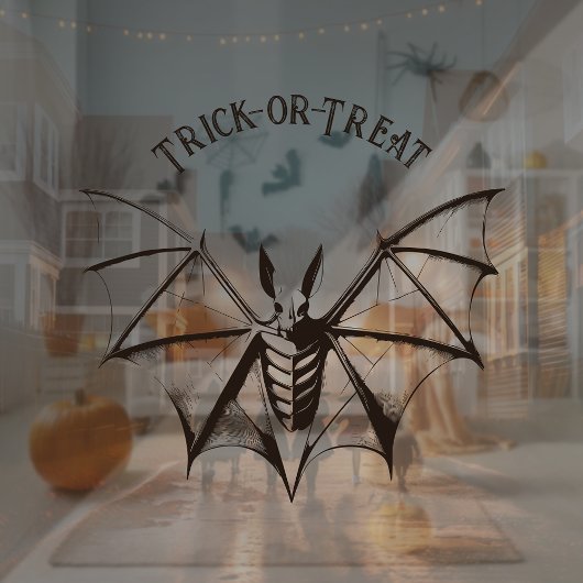 Bat Halloween Party Window Sticker