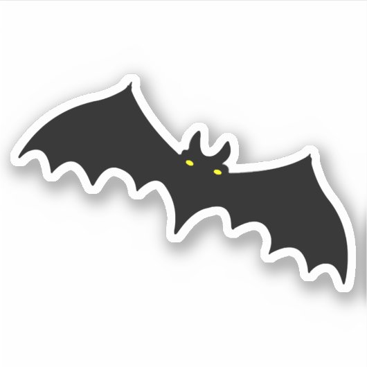 Bat halloween sticker (Voorkant)
