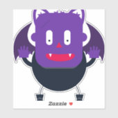 Bat halloween sticker (Vel)