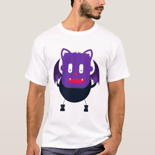 Bat halloween t-shirt (Voorkant)