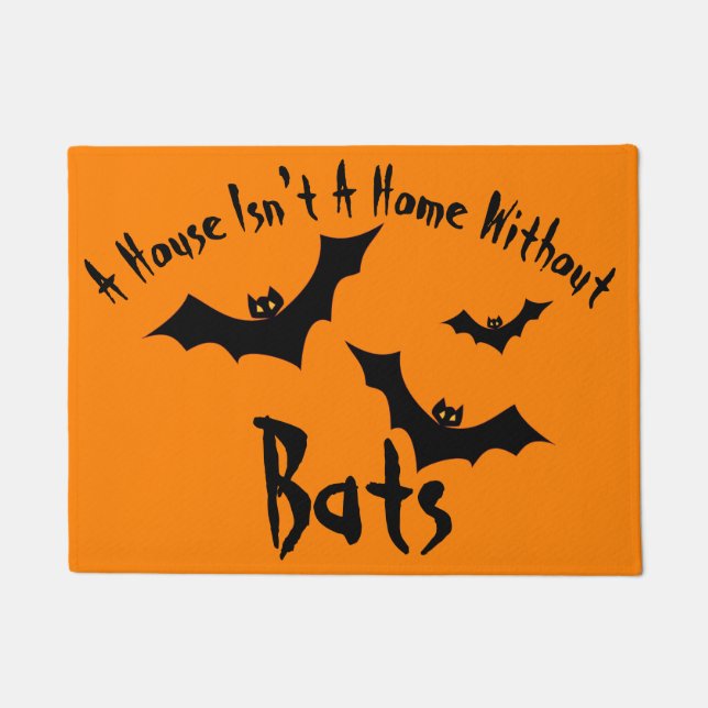 Bat House Halloween Deurmat (Voorkant)