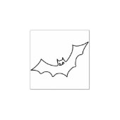 Bat illustratie art stempel (Afrduk)