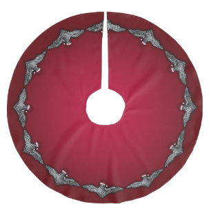 Bat in een kerstmuts kerstboom rok