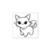 BAT Kat Rubber Stamp Rubberstempel (Afrduk)