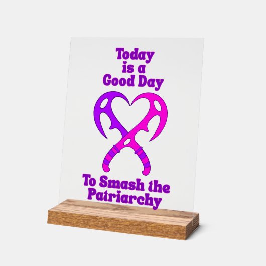 Bat’leth Heart - Smash the Patriarchy (Angle)