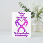 Bat’leth Heart - Smash the Patriarchy Briefkaart (Staand voorkant)