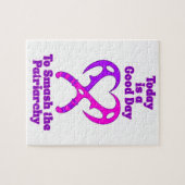 Bat’leth Heart - Smash the Patriarchy Legpuzzel (Horizontaal)