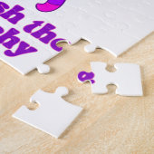 Bat’leth Heart - Smash the Patriarchy Legpuzzel (Zijkant)