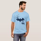 Bat Logo brandt in vleermuizen T-shirt (Voorkant volledig)