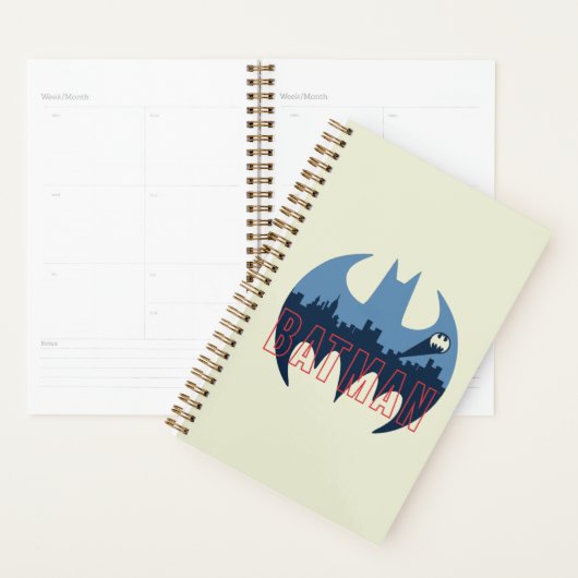 Bat Logo With Gotham & Bat Signal (Devant avec enveloppe)