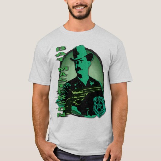 Bat Masterson Legendary Lawman T-shirt (Voorkant)